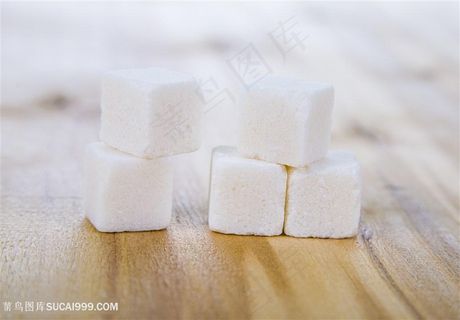 精美的砂糖糖块高清