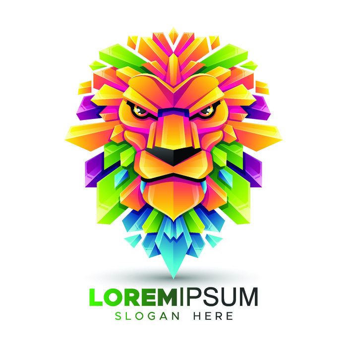 手绘动物标志LOGO素材eps,ai矢量模版下载