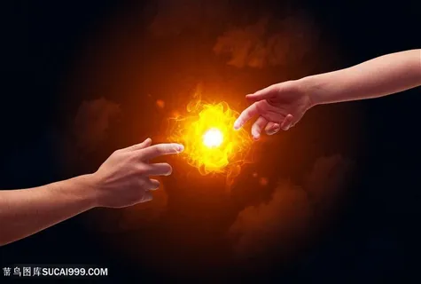 点击的手势与光效高清图片