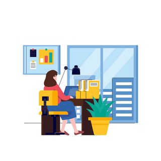 扁平化人物场景办公互联网等距ai矢量设计网页海报UI素材插画