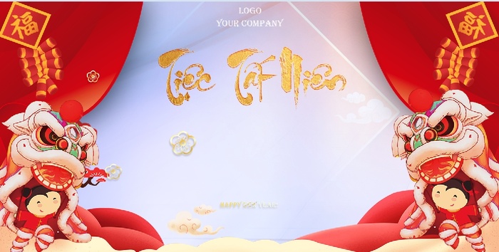 设计创造新年公司装饰