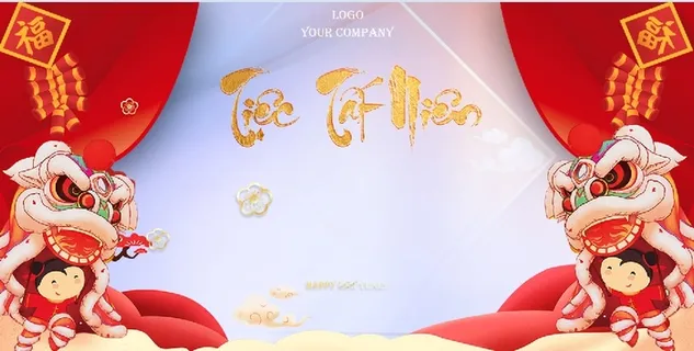 设计创造新年公司装饰