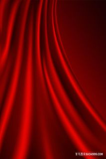 红色渐变丝滑布料背景