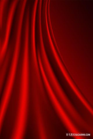 红色渐变丝滑布料背景