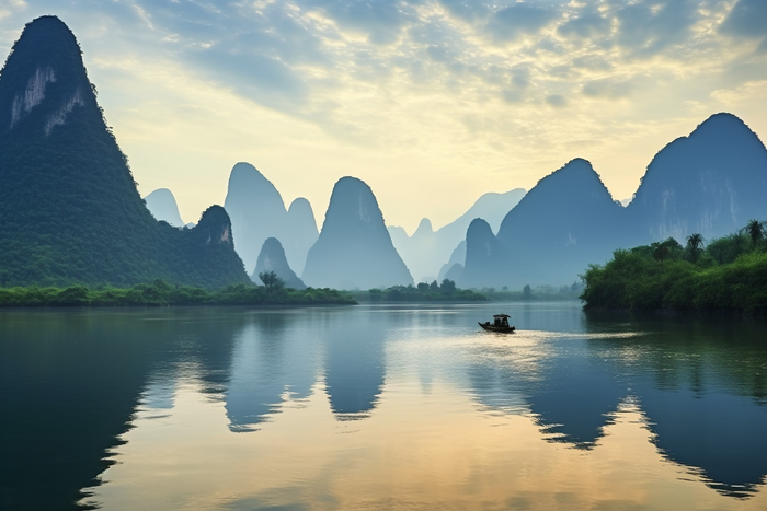 桂林山水风景摄影图