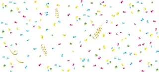 五彩纸屑 PNG免抠