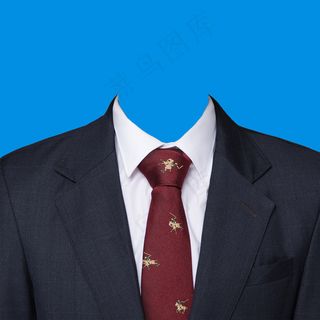 西装模板  男生西装 寸照模板 西装 证件照 西服 免抠