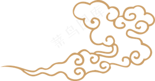 中式传统祥云中国风古典水纹吉祥图案