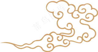 中式传统祥云中国风古典水纹吉祥图案
