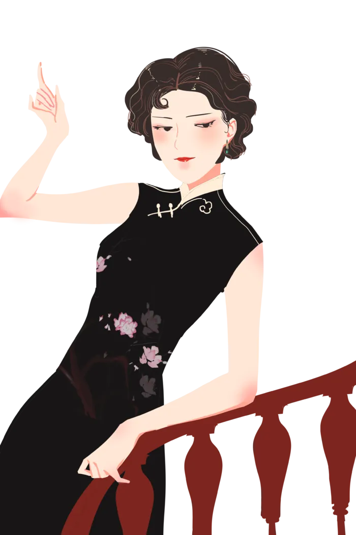 传统旗袍美女 (23)