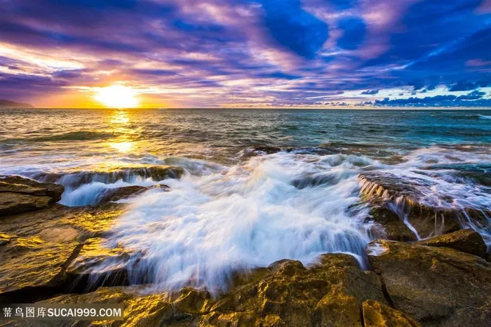 海滩景色高清图片