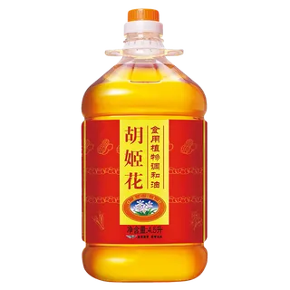 胡姬花食用调和油4.5升超市商品白底图免抠实物摄影png格式图片透明底