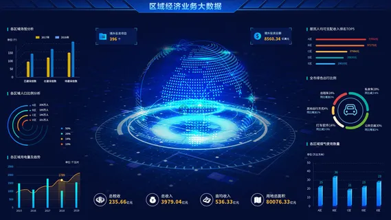 深色科技感酷炫可视化数据大屏仪表盘驾驶舱UI界面PSD模板素材 深色科技感酷炫可视化数据大屏仪表盘驾驶舱UI界面PSD模板素材