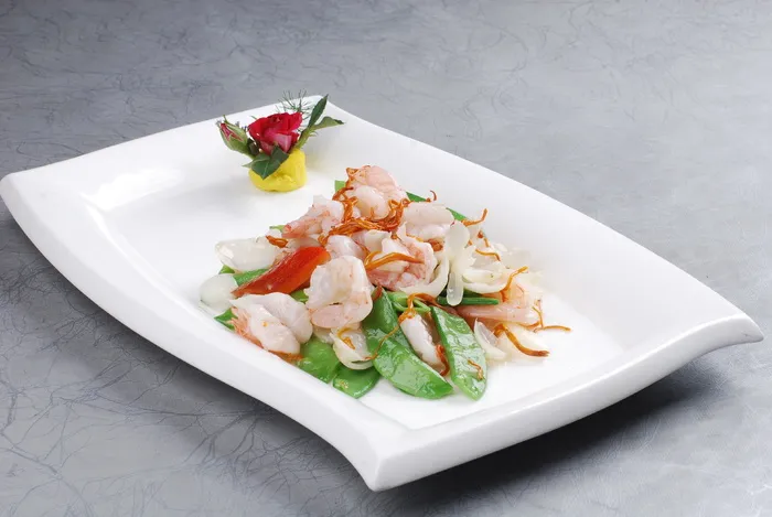 CXC00399虫草花百合炒虾球