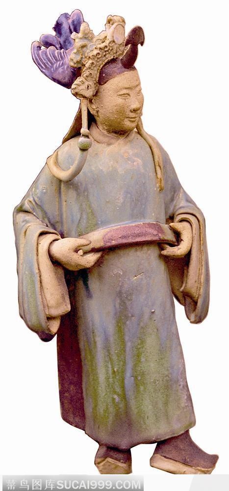 陈家祠陶塑-双手叉腰的青年