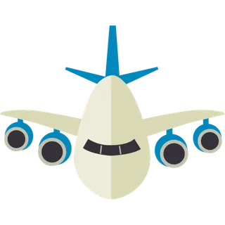 彩色飞机图标