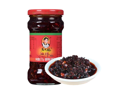 老干妈油辣椒 超市商品白底图免抠实物摄影png格式图片透明底