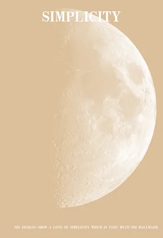 简约月亮摄影背景