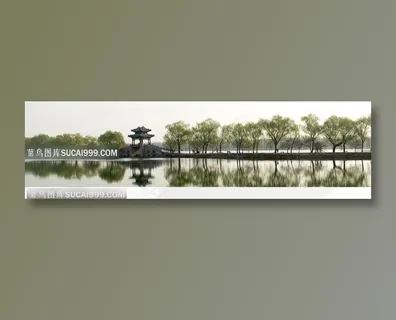 颐和园西堤春晓 颐和园西堤春晓