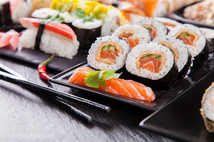 美味海鲜寿司高清图片海鲜图片