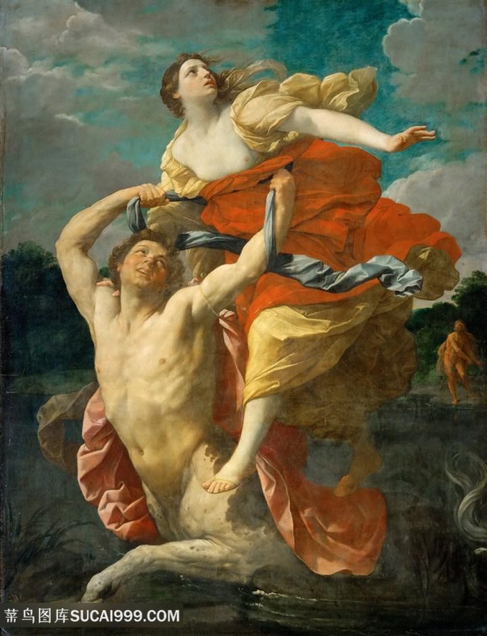 被 centaur nessus 绑架油画