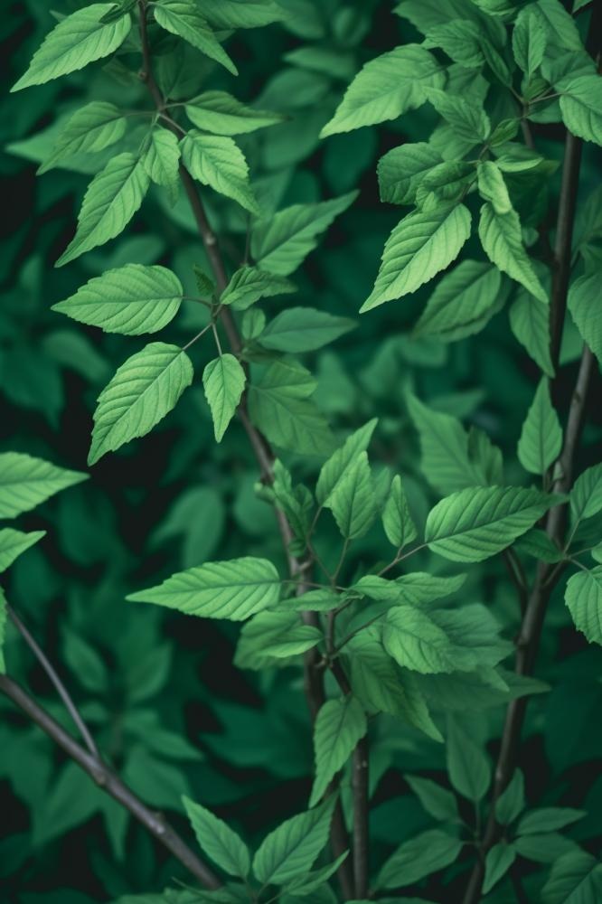 简约树叶清新绿色大气摄影背景