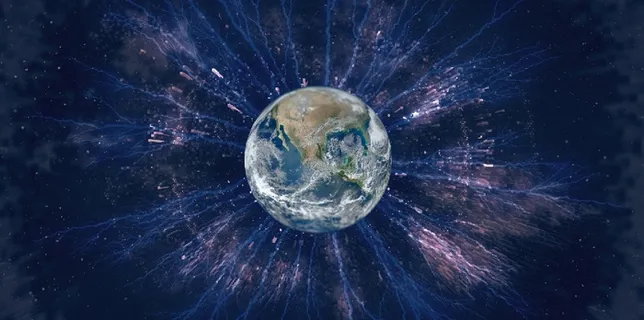 元宇宙世界风景背景墙 元宇宙世界风景背景墙