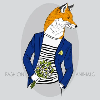 拟人动物 卡通头像