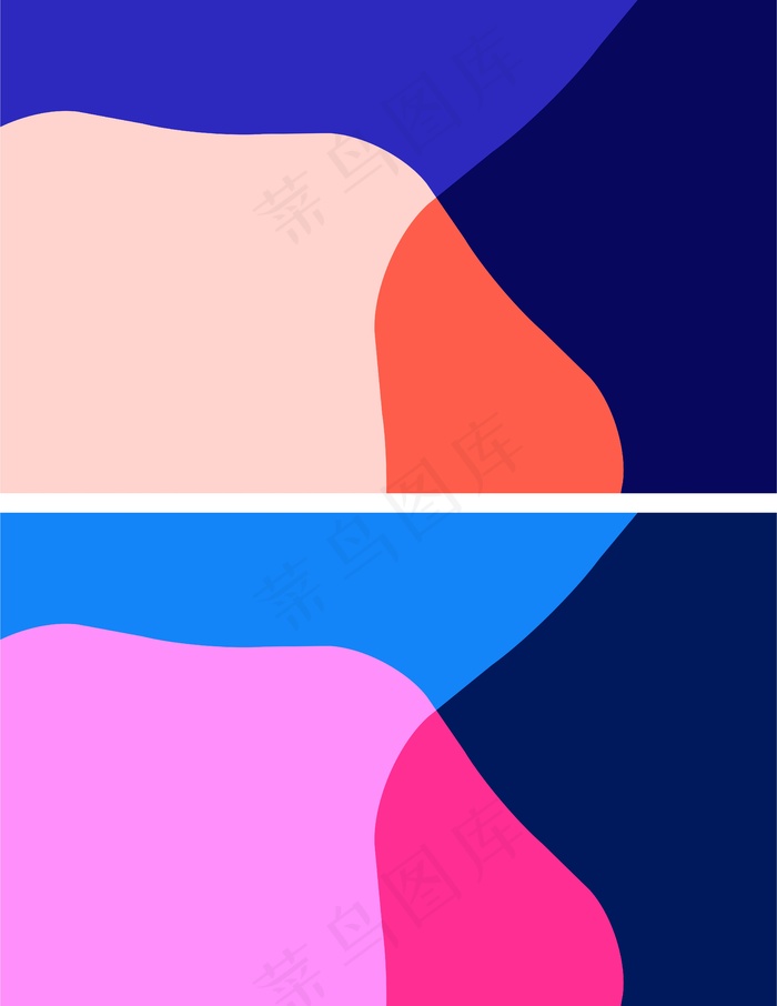 炫彩几何图形背景 几何艺术设计