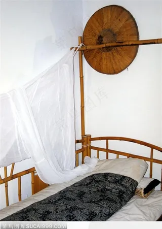 床铺和被子.斗笠