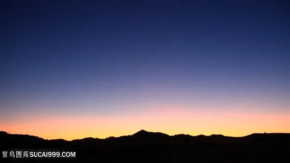 晚霞山脉风景画壁纸 晚霞山脉风景画壁纸