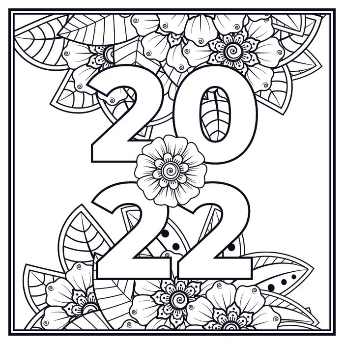 设计 2022 数字 新年 素材eps,ai矢量模版下载