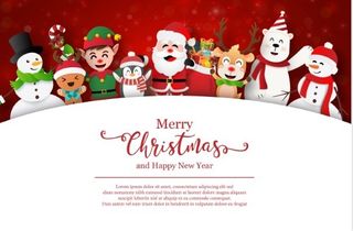 冬天圣诞节装饰素材