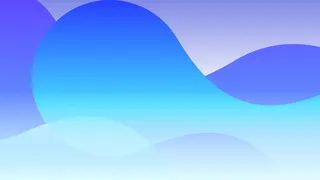 极简剪纸波浪弥散光渐变背景图