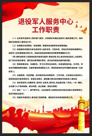 退役军人服务中心工作职责制度