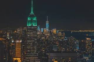 不同角度的帝国大厦高清图片