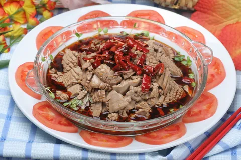 香椿芽爆腰花 (3)