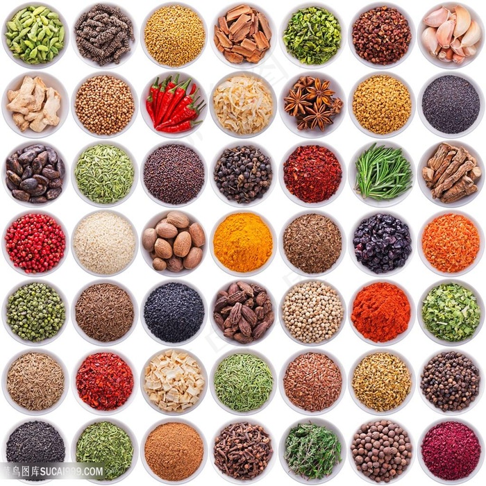 美味食材调料粉末高清图