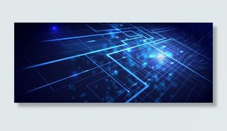 蓝色科技通信背景PSD素材
