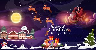 美丽紫色圣诞节背景