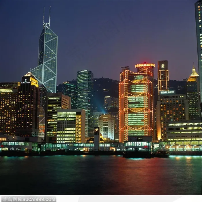 香港海旁夜景