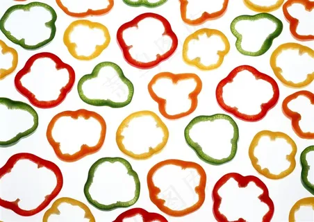 辣椒切碎的摄影图