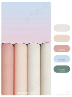 高质量插画配色色卡