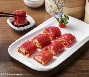 鲜虾红米肠粉 鲜虾红米肠粉