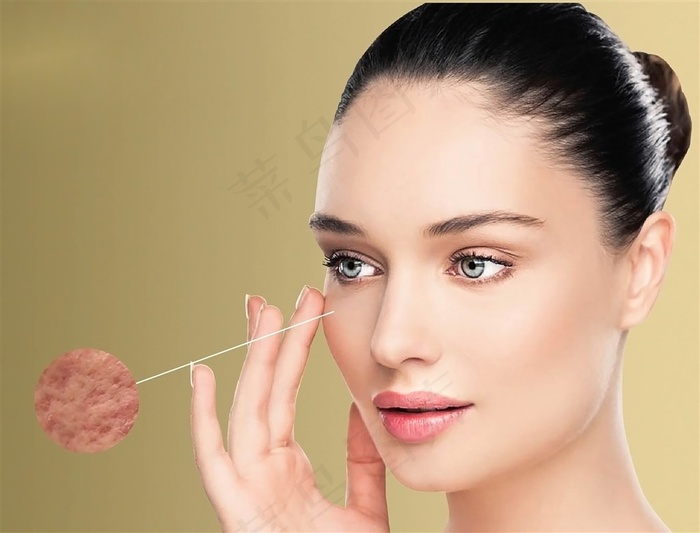 抗衰肌肤问题创意图