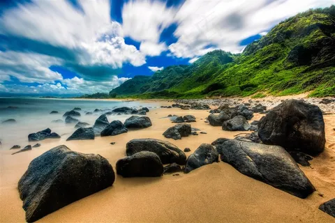 唯美海岸景色图片 唯美海岸景色图片