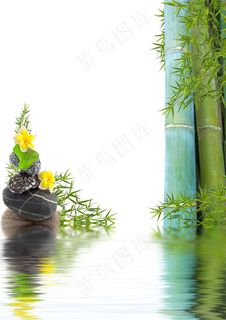 唯美鹅暖石竹子景色大图 唯美鹅暖石竹子景色大图