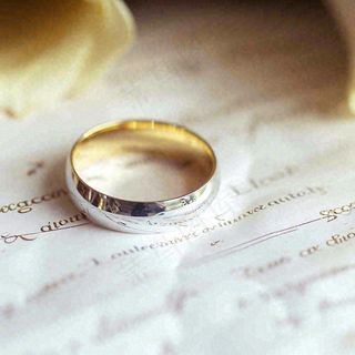 爱情婚礼婚姻戒指珠宝配饰，浪漫情人节摄影图