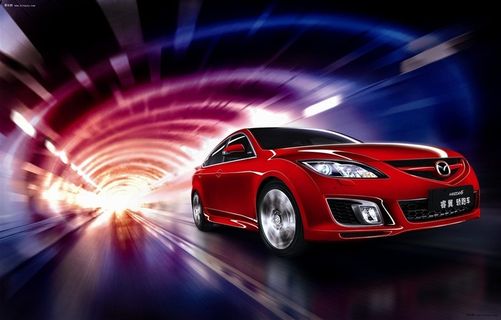 酷炫行驶的车下