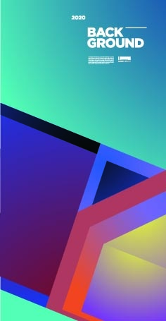 炫彩几何图形背景 几何艺术设计